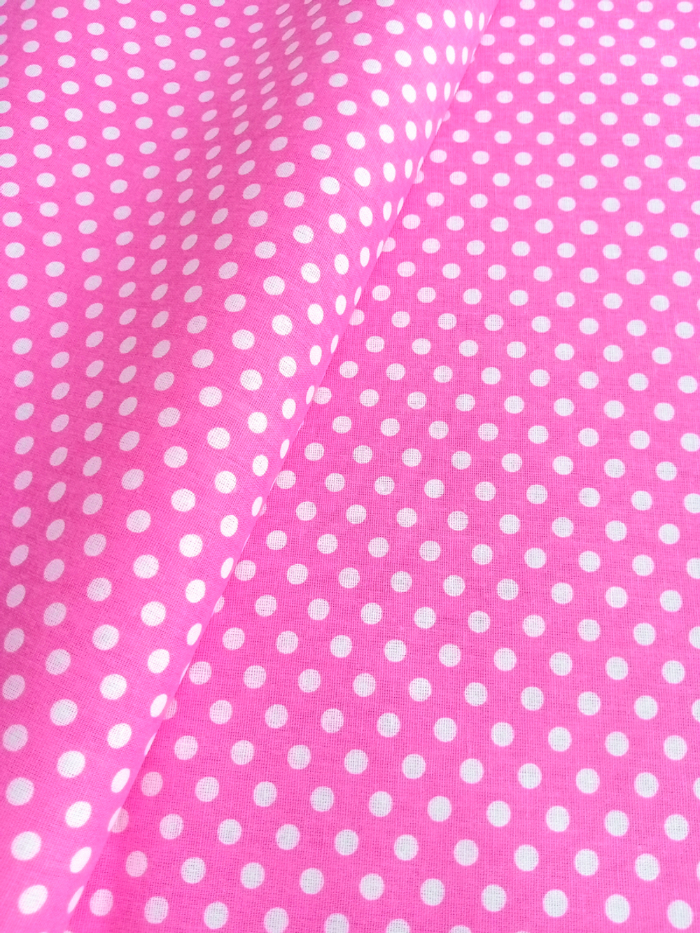 Ткань бязь плательная, рис. " Горох 6 мм", ширина 150 см, арт. 085