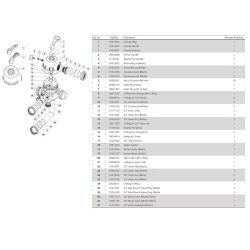 Фильтр песочный для бассейна S700B мотаный - 20.16 м³/ч, песок 215кг, Ø723мм, подкл. Ø63мм - AquaViva