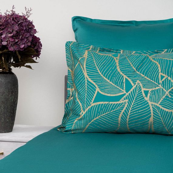 Беверли (морская волна) КПБ сатин Евро 4н