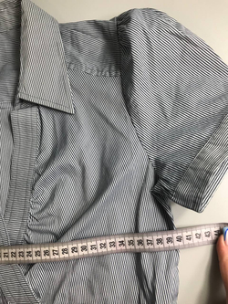 Блузка H&M в полосочку, маркировка 38, визуально на 44 размер
