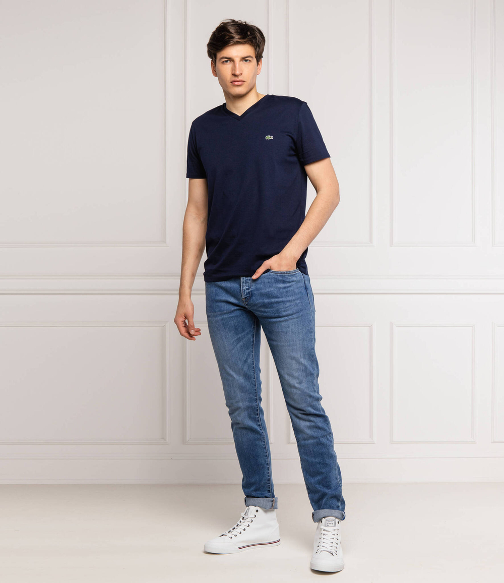 футболка Lacoste - темно-синий(TH6710)