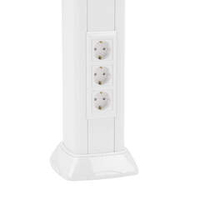 Телескопическая алюминиевая колонна, 2.7 - 4.2м, цвет белый