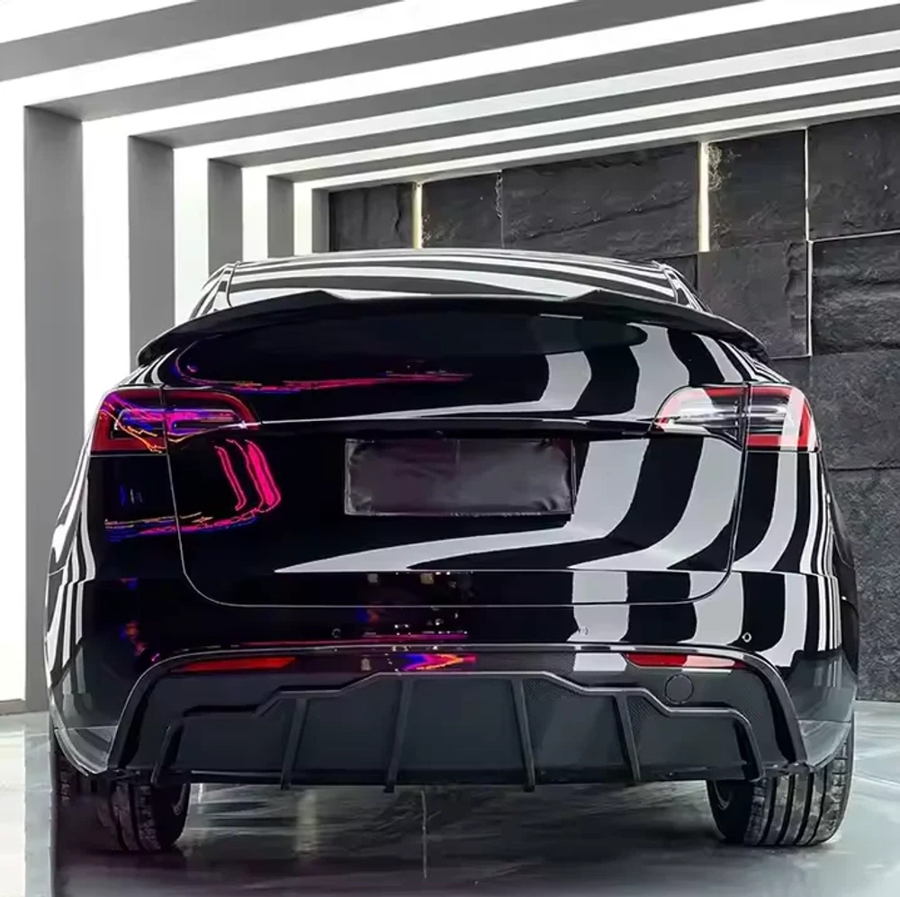 Обвес для Tesla Model Y 2025+ тесла Губа переднего бампера Накладки на бампер Капот Боковые юбки Диффузор заднего бампера Задний