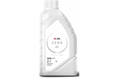 Масло моторное синтетическое ZIC 0W20 ZERO 20 SP/GF-6 1л