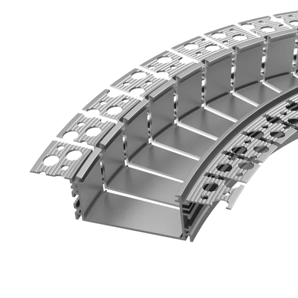 Профиль FANTOM-BENT-W49-SIDE-2000 ANOD (Arlight, Алюминий) 046423