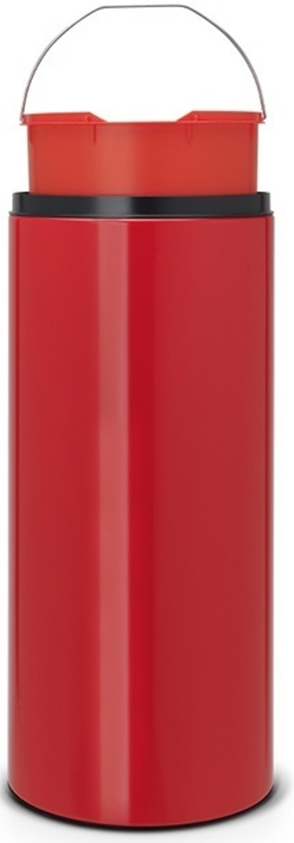 Ведро Brabantia FlipBin 30л пламенно-красное выгрузка