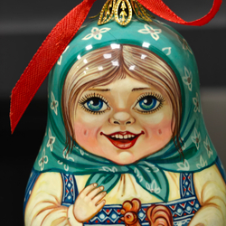 Матрешка "Аленка"( ручная роспись Палех)