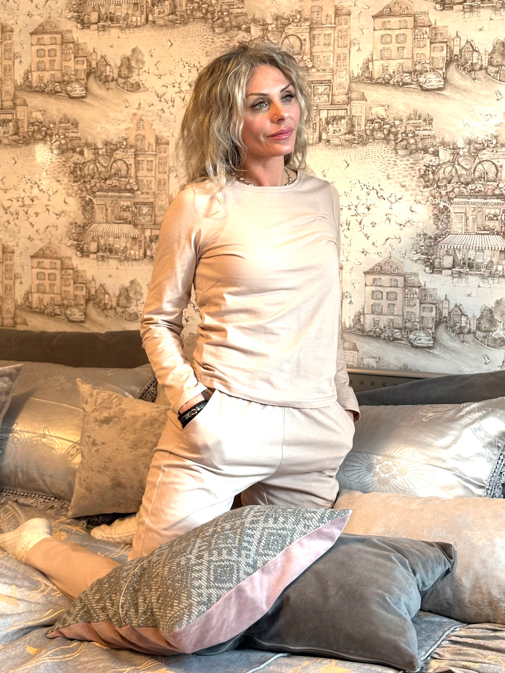 Пижама /костюм для дома /песочный