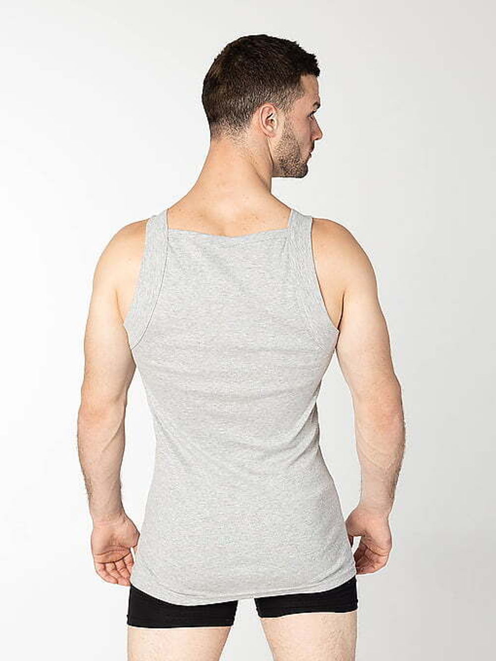 Майка мужская серый меланж