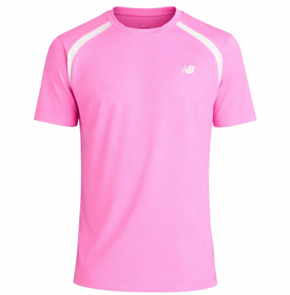 Теннисная футболка New Balance Tournament Novelty - pink