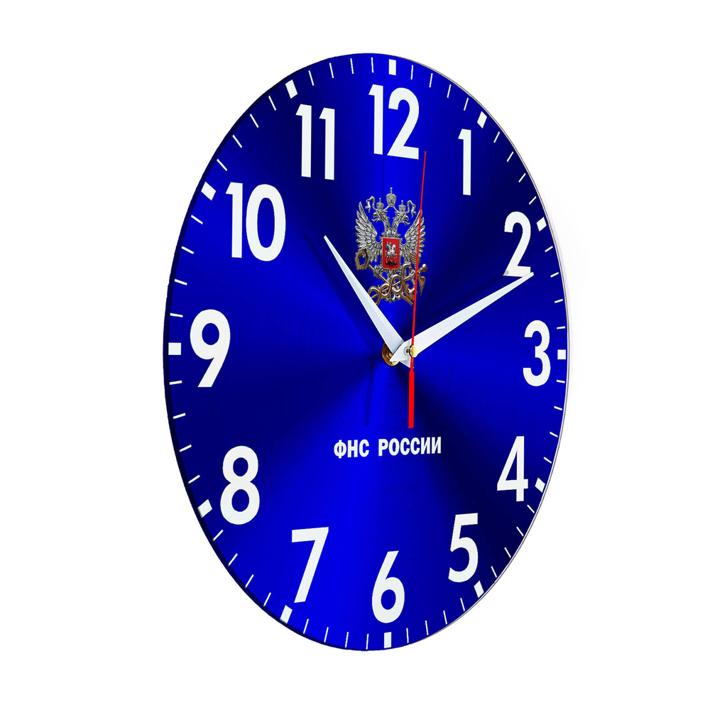 часы в бухгалтерию "Не расслабляйтесь !", от налоговой России Декор для дома, подарок