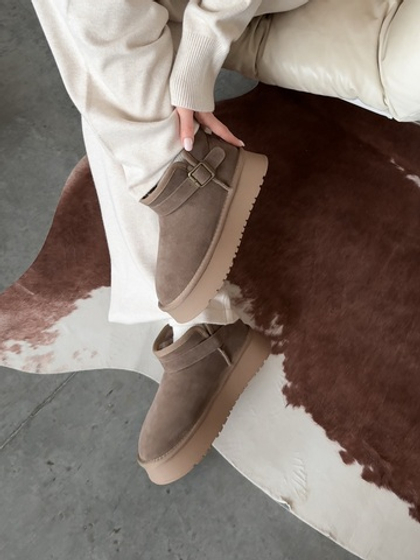 Угги из натуральной замши