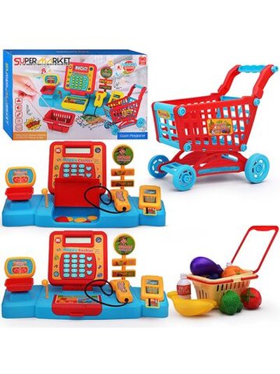 Игровой набор магазин с кассой и тележкой для покупок (71022-120)