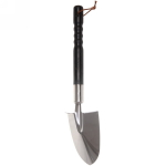 Лопата туристическая с деревянным черенком 48см