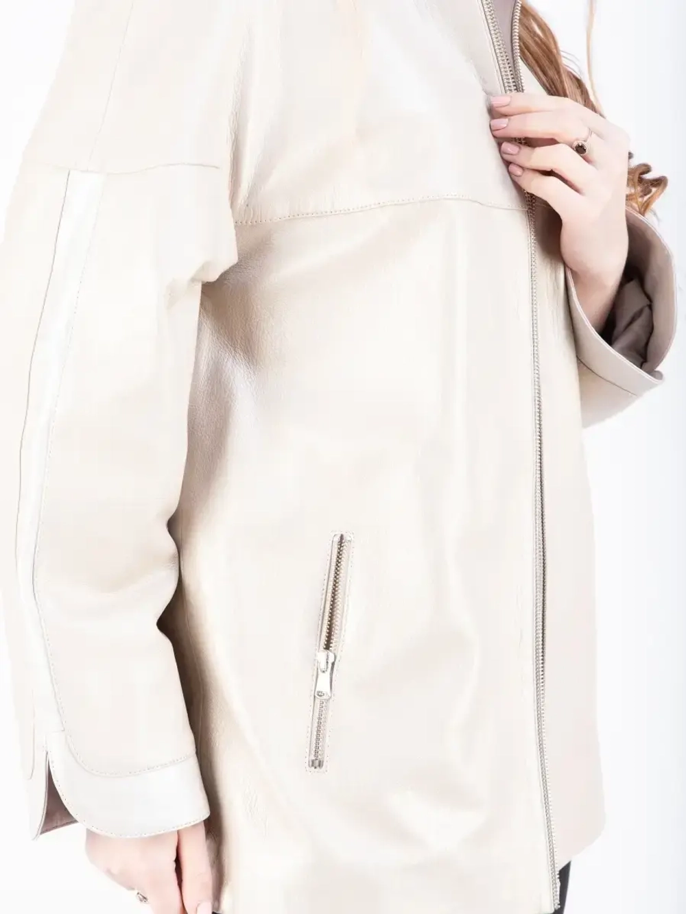 Куртка женская кожаная большие размеры