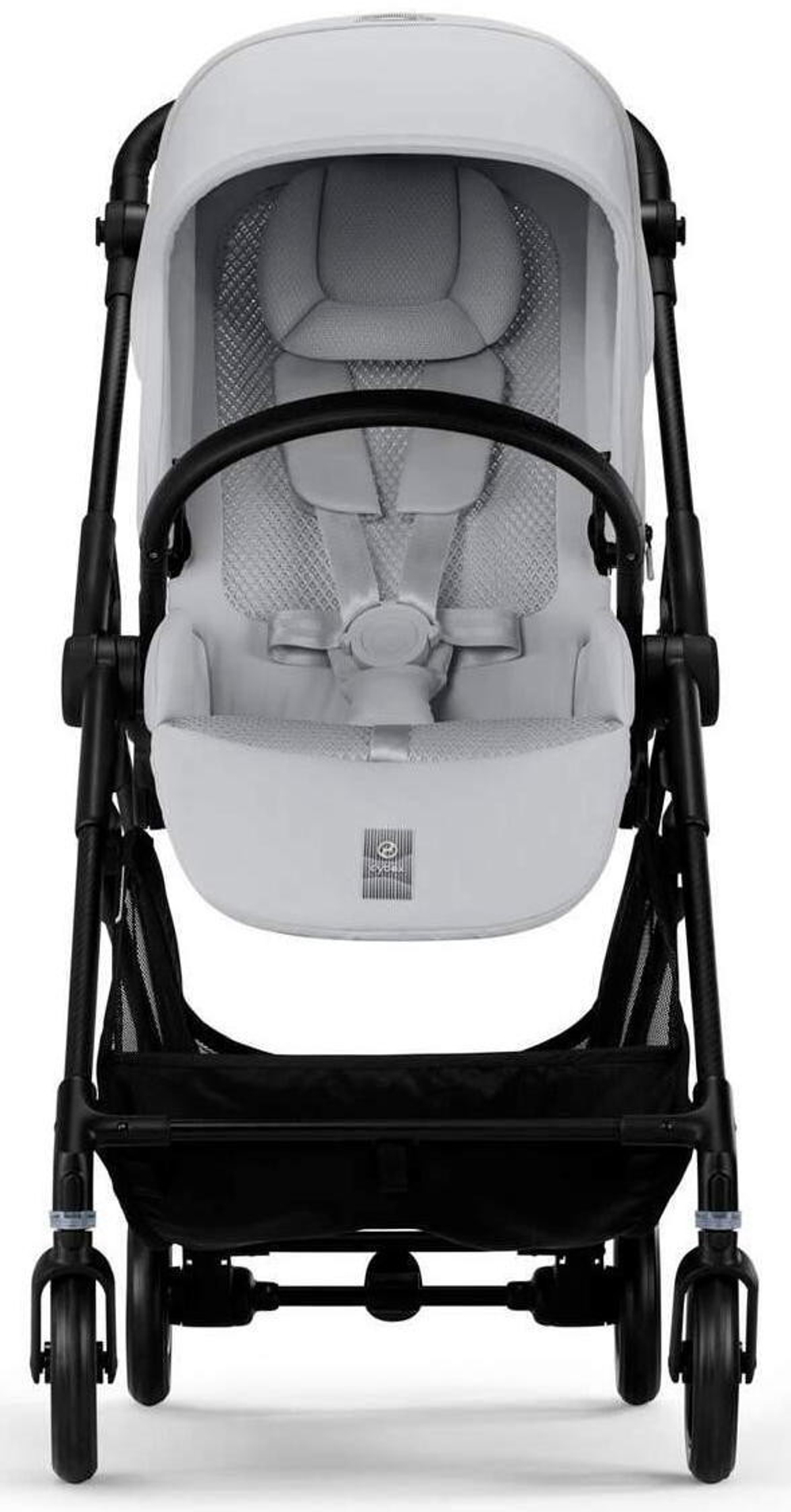 Коляска Cybex Melio Carbon 2 в 1 Fog Grey/Magic Black с дождевиками