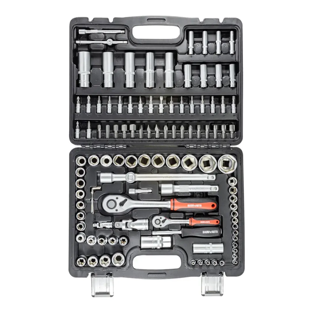 Набор инструмента 108пр. 1/2'',1/4''(6гр.)(4-32мм) Baum Auto##BaumAuto BM-41082-5