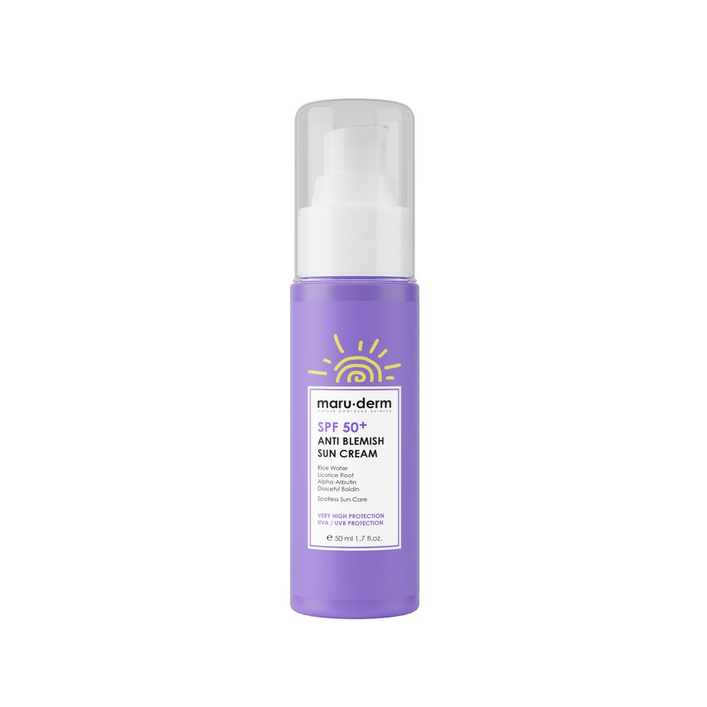 Maruderm, Солнцезащитный увлажняющий крем для лица SPF+50 Antı Blemısh Sun Cream, 50 мл, шт