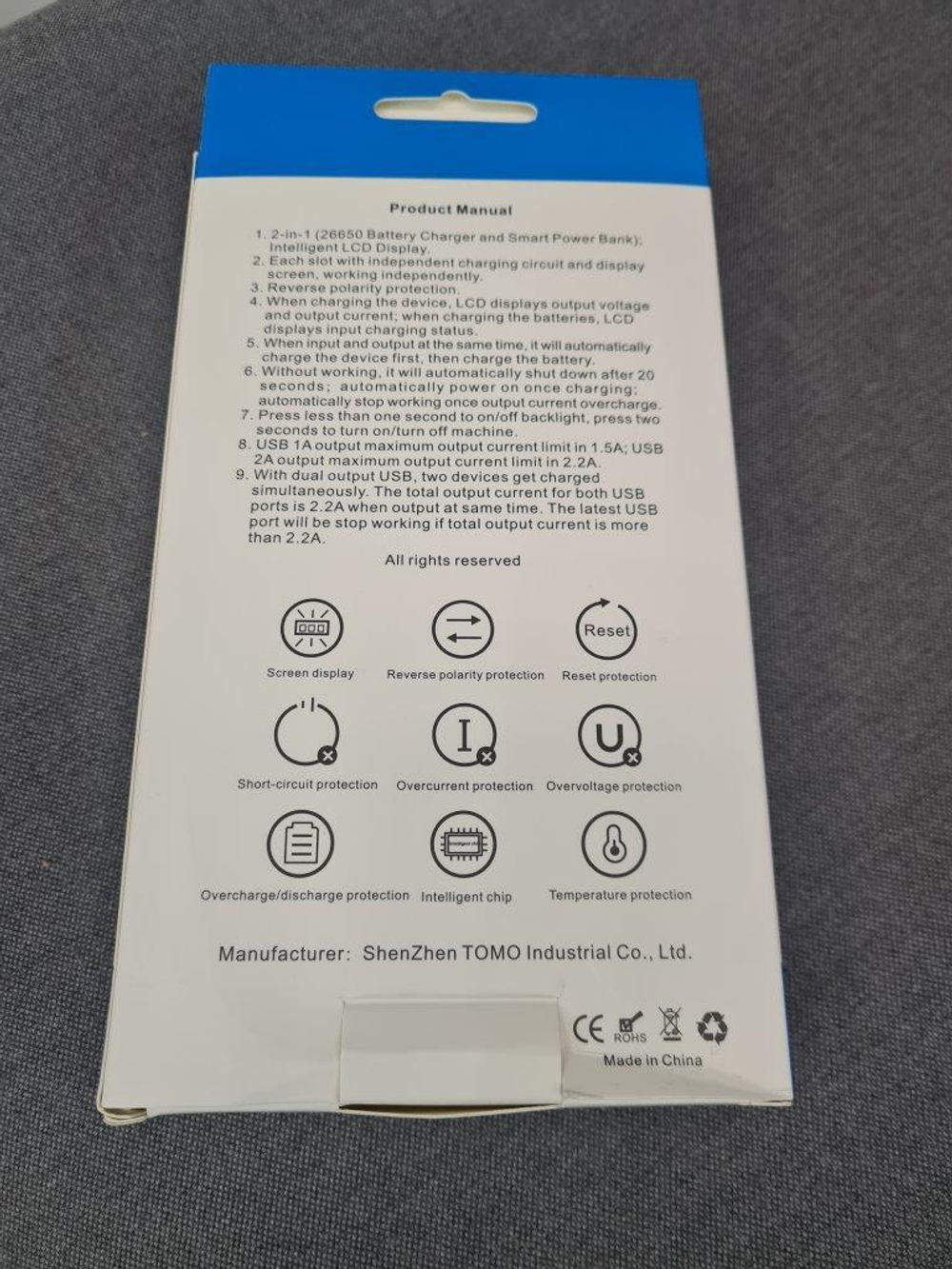 Корпус для Power Bank TOMO D2