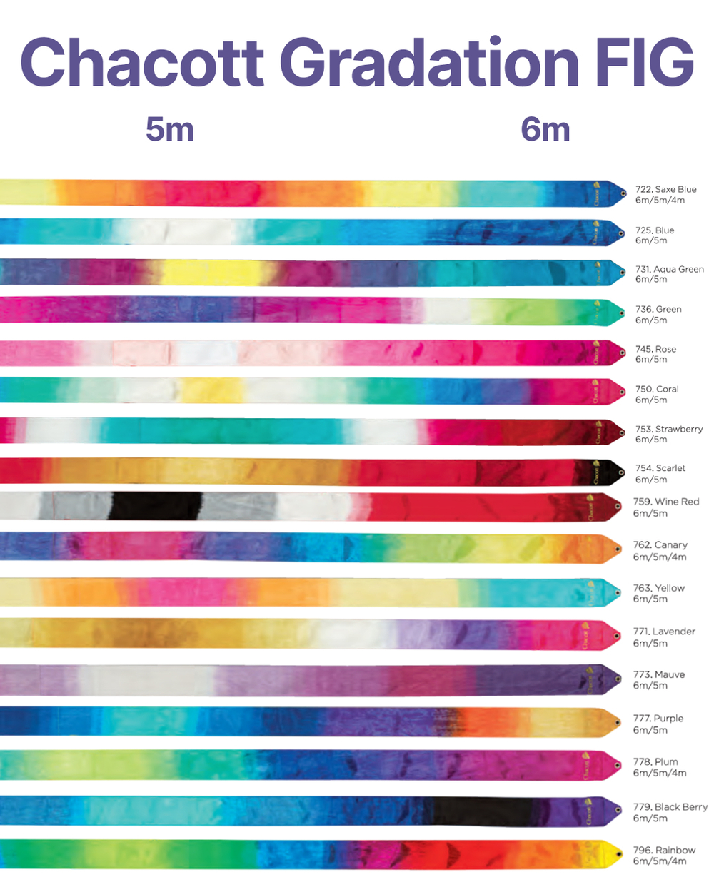 Лента Chacott Gradation (FIG)