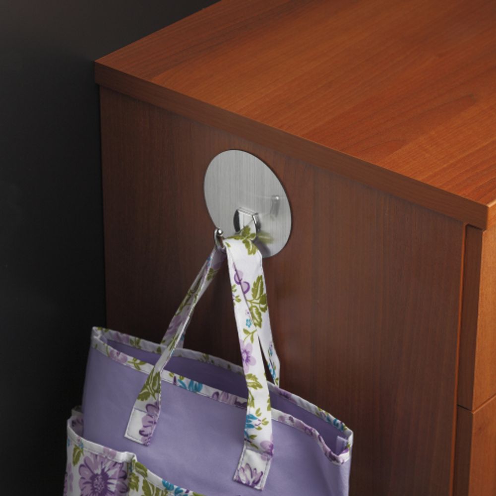 Крючок СИЛА SSH10-R1S-12 на силиконовом креплении хром специальный D10 см нагрузка 2,5 кг