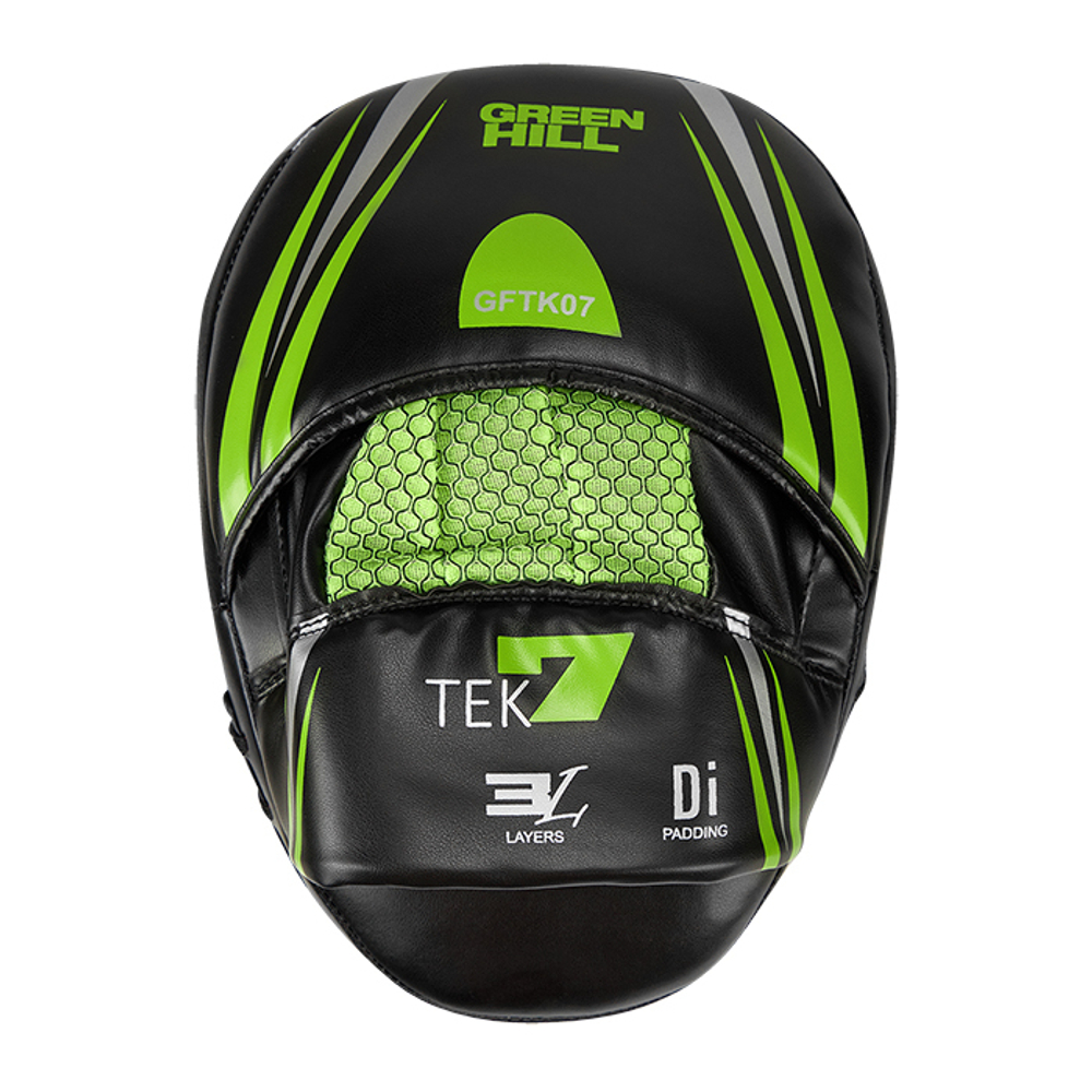 FMT-5260 Боксерские лапы TEK7 черно-зеленый