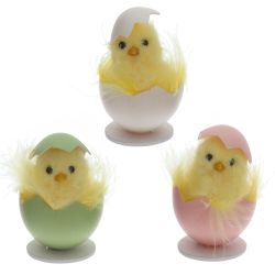 GAEM Фигурка декоративная "Цыпленок" (блок 12шт), L5 W5 H7,5 см, 3в.