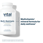 Vital Nutrients, мультипитательные вещества (без железа и йода), 180 вегетарианских капсул