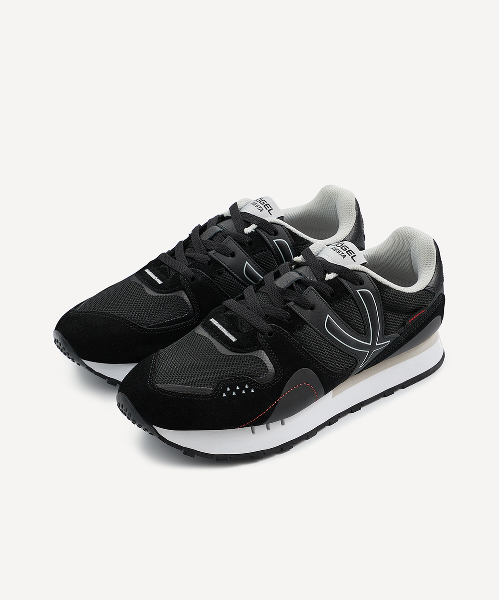 Кроссовки спортивные Fiesta, черный/серый