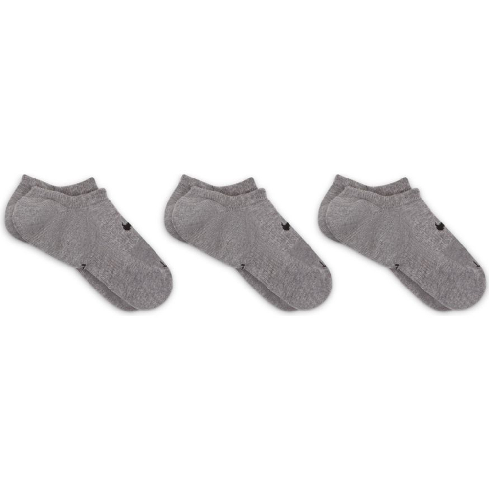 Теннисные носки Nike Everyday Plus Cushioned Training Footie Socks 3P - серый