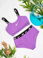 купальник раздельный с топом спортивный