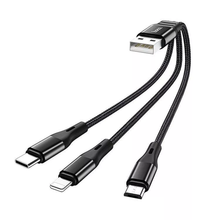 X47 3-in-1 Harbor charging cable(iP+Micro+Type-C)