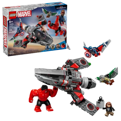 Конструктор LEGO Marvel 76292 Капитан Америка против: Битва Красного Халка