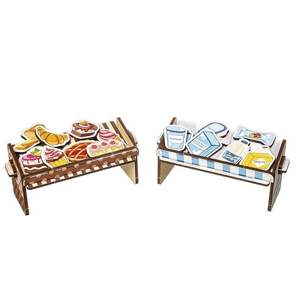Игровой набор «Супермаркет. Пекарня и молочные продукты», 370101