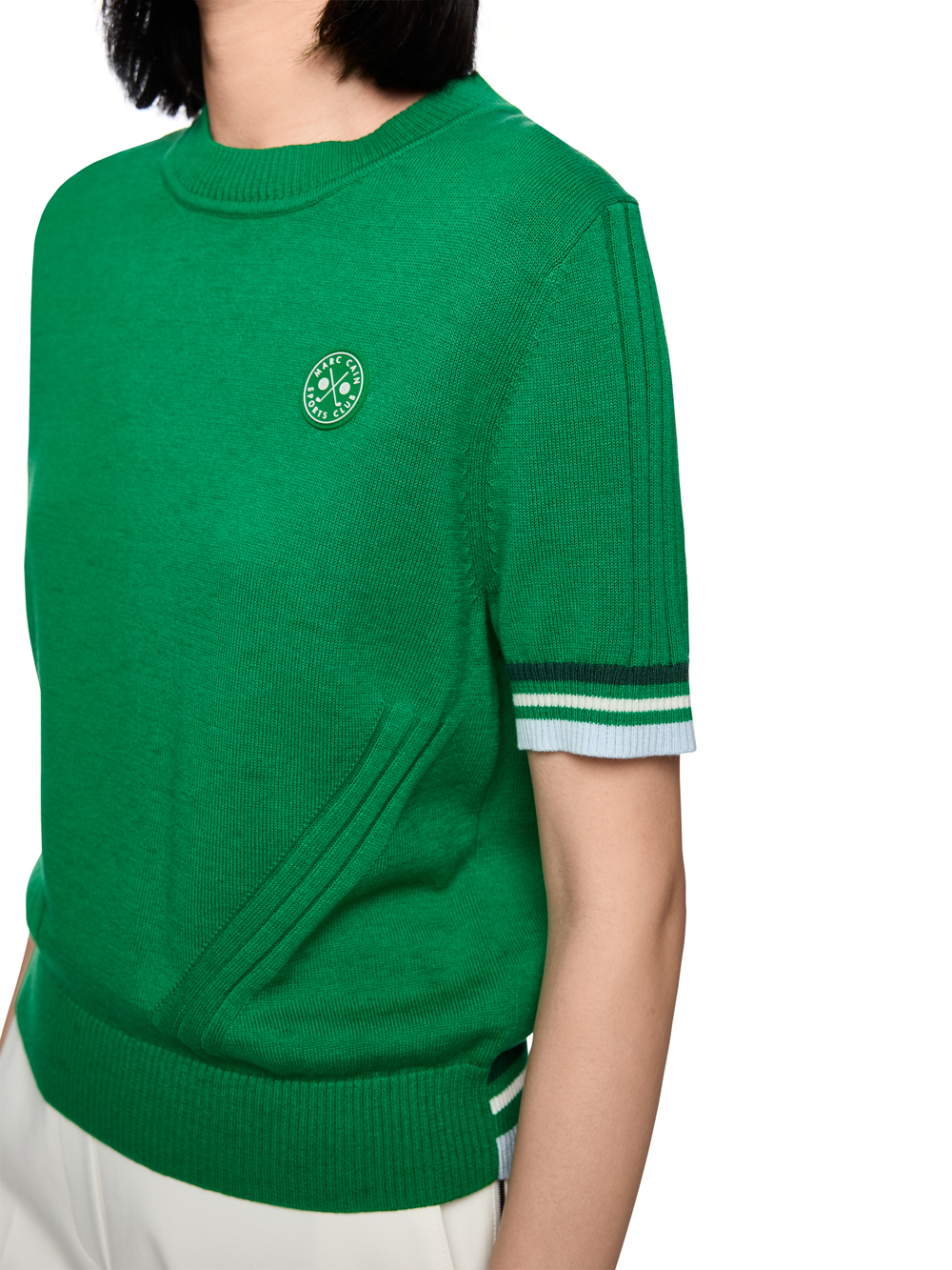 Джемпер из хлопка и шерсти