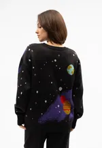 Свитер Behind the Scenes Планеты синий