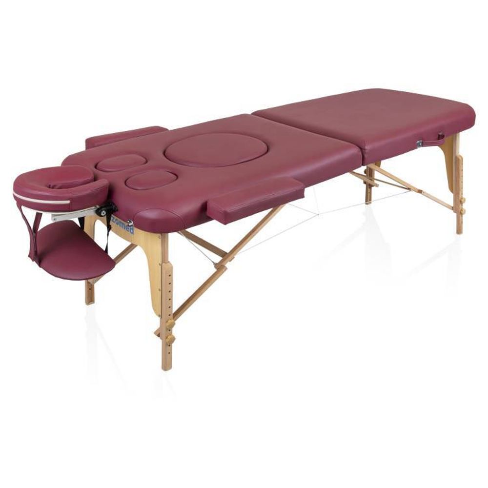 Массажный стол Mizomed Premium DUO для беременных с вырезом, складной