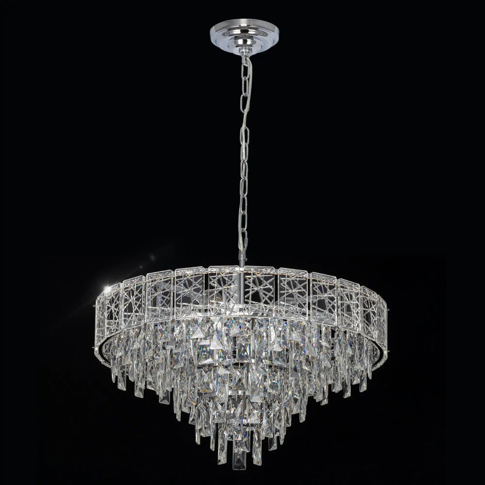 Citilux SAGRADA CL317261 Люстра хрустальная подвесная Хром