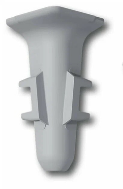 Угол внутренний для плинтуса 85мм "Деконика", 210 Дуб пепельный