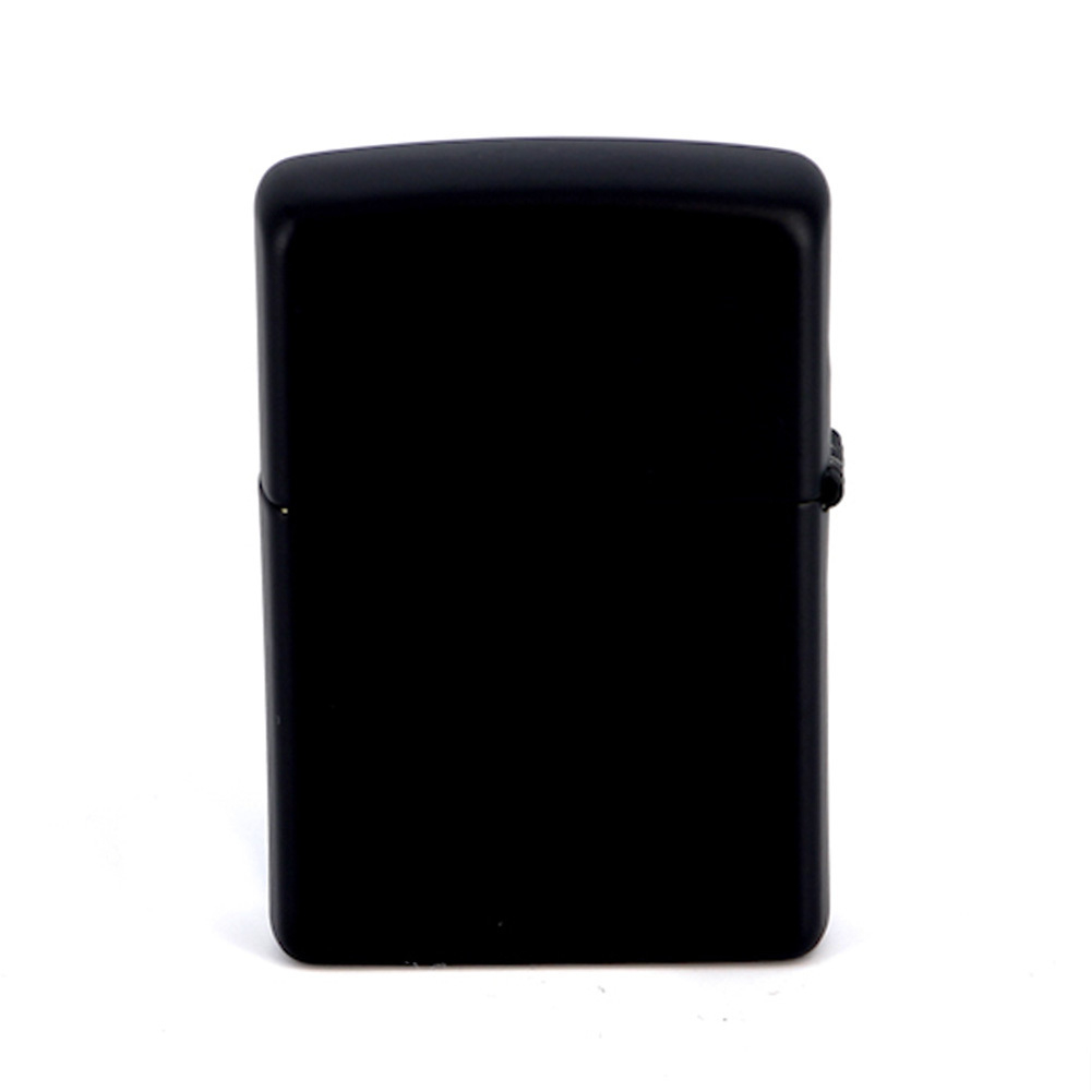 Зажигалка Zippo ZL* с покрытием Black Matte, латунь/сталь, чёрная с фирменным логотипом, матовая