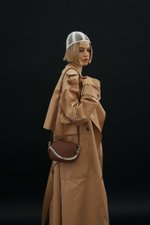 Цепочка декоративная на карабинах серебро с бусинами жемчуг