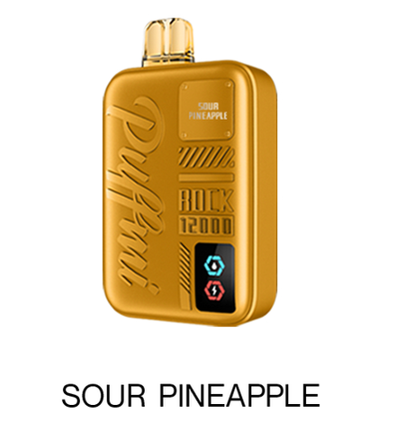 Puffmi Rock Sour pineapple (Кислый ананас) 12000 затяжек 20мг (2%)