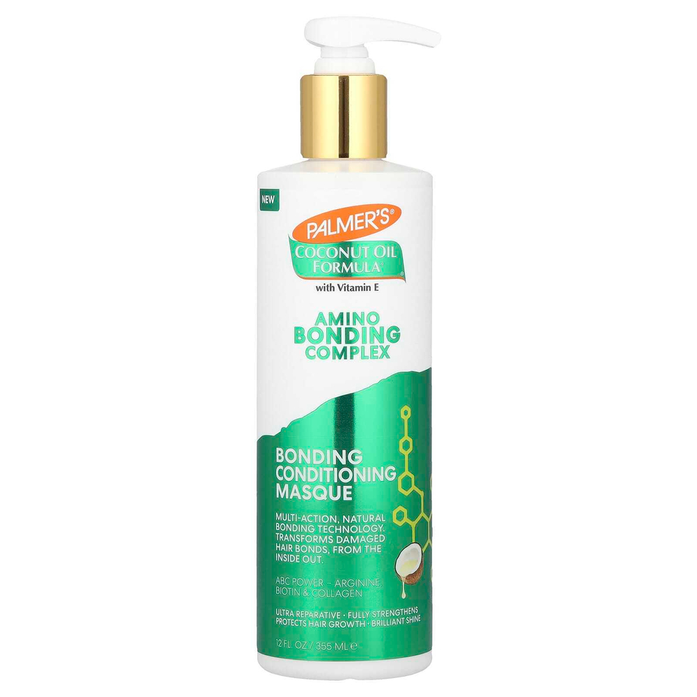 Palmer's, Coconut Oil Formula® с витамином E, связывающий комплекс с аминокислотами, связывающая маска-кондиционер, 355 мл (12 жидк. унц.)