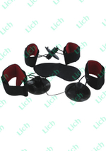 Набор для бондажа: наручники, наножники, фиксация