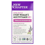 New Chapter, One Daily Every Woman's Multivitamin™ 40+, мультивитамины для женщин старше 40 лет, 96 вегетарианских таблеток