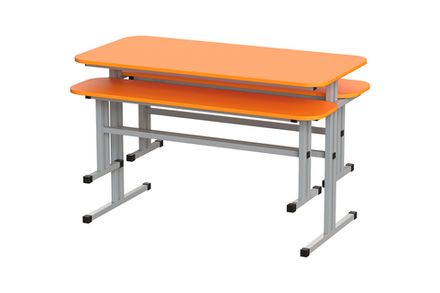 Стол обеденный с подвесами для скамьи СО-36-01