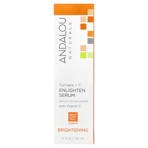 Andalou Naturals, осветляющая сыворотка, с куркумой и витамином C, 32 мл (1,1 жидк. унции)