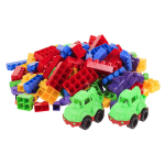 Пластмассовый игрушечный набор " Конструктор 200 деталей", пакет