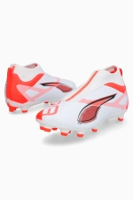 Бутсы Puma Ultra 5 Match LL FG/AG Junior - белый