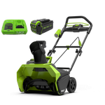 Аккумуляторный снегоуборщик Greenworks GD40STK5, 40v, 51 см,2600007UG5А, АКБ 5 А·ч и быстрое ЗУ